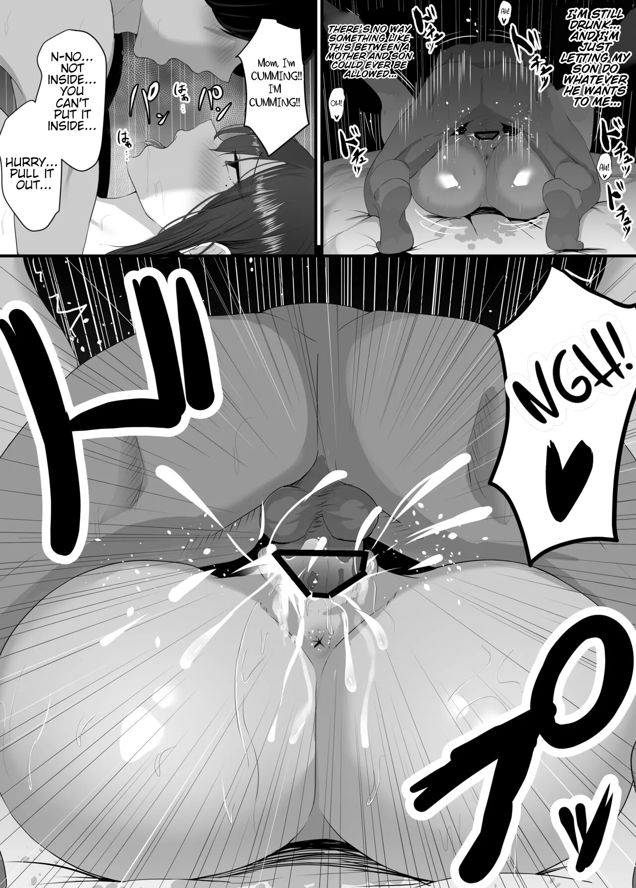 Hentai Manga Comic-Some dude stole my girl, so I blew off steam with my mom.-Read-29